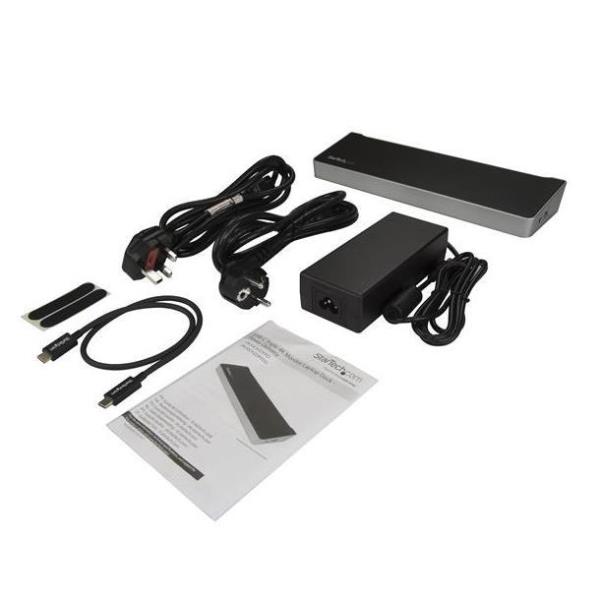 Adattatore USB-C con uscita tripla per collegamento a monitor, tastiera e mouse fino a 4K di risoluzione. 0065030871143 | initpc.it