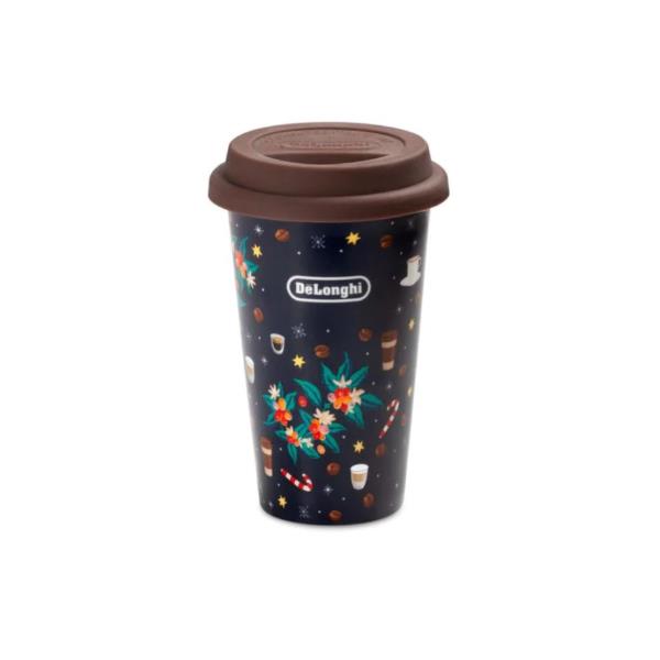 Tazza termica ceramica di alta qualità per la produzione di caffè caldo e pronto anche dopo molti minuti. Prodotto De'Longhi, modello 30c, con design natalizio, ideale per l'uso a Natale o durante le feste invernali. 8004399026506 | initpc.it