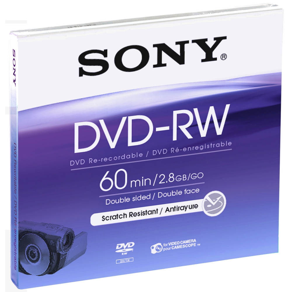 Dvd Rw 8cm 1 4gb 30 Min Sony Rme Retail Media Dmw60aj 27242630079