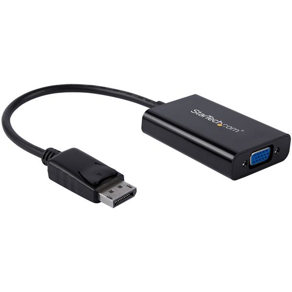 Adattatore DP a VGA con audio da Startech, per connettere display con uscita VGA a sistemi che supportano DisplayPort (DP) 0065030861557 | initpc.it