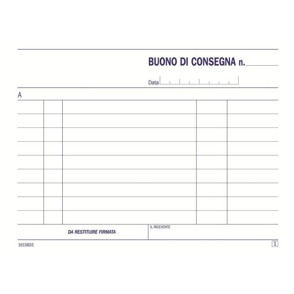 Blocco Buoni Cons Ric 11 5x16 5 Data Ufficio Du161583300