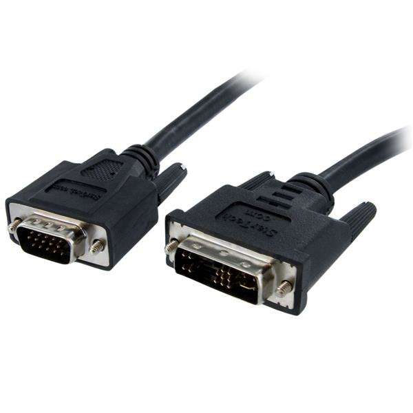 Cavo monitor DVI a VGA da 1 metro, compatibile con la maggior parte dei dispositivi, adatto per collegare un monitor o uno schermo VGA a un dispositivo DVI, inclusa la funzione di trazione e rotazione del connettore. 0065030849166 | initpc.it