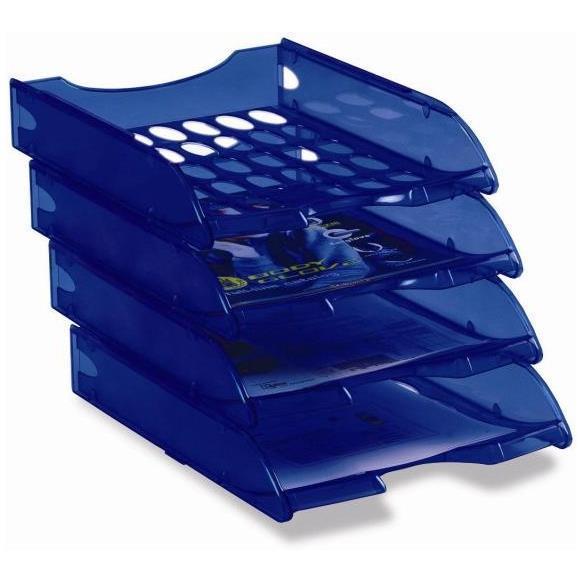 Vaschetta portacorrispondenza FELLOWES Modula in plastica azzurra con forma modulare da 26x34,5x6,5 cm, ideale per organizzare la posta in un modo efficiente e visibile. 8015687003109 | initpc.it