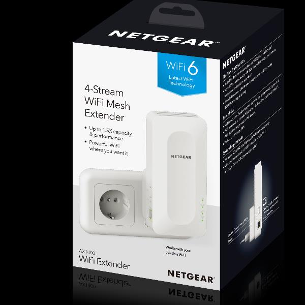 Extender Mesh Wi Fi 6 a 4 Flussi Netgear Eax15 100pes 606449150025