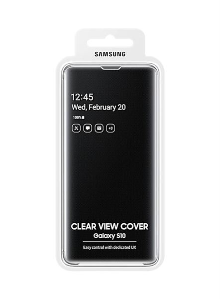S10 Clear View Coverblack Samsung Ef Zg973cbegww 8801643651336