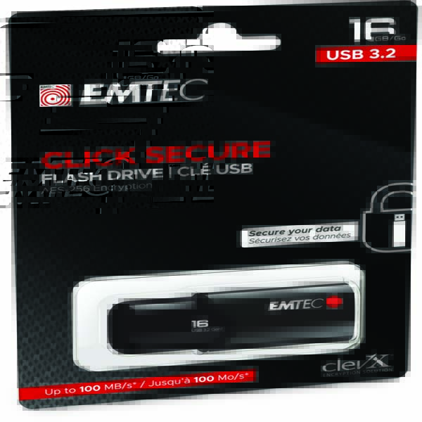 Emtec Memoria B120 Clicksecure 16gb Ecmmd16gb123 3126170173300