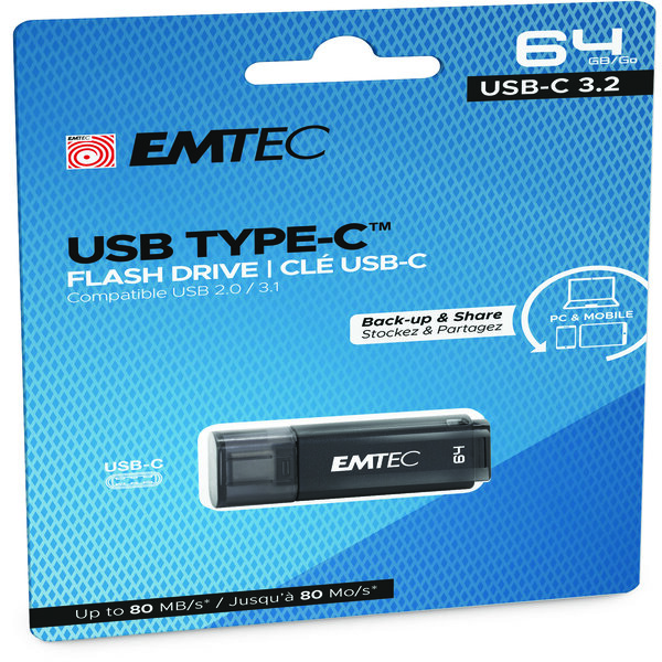 Emtec Usb3 2 D400 Type C Ecmmd64gd403 64gb 3126170176226