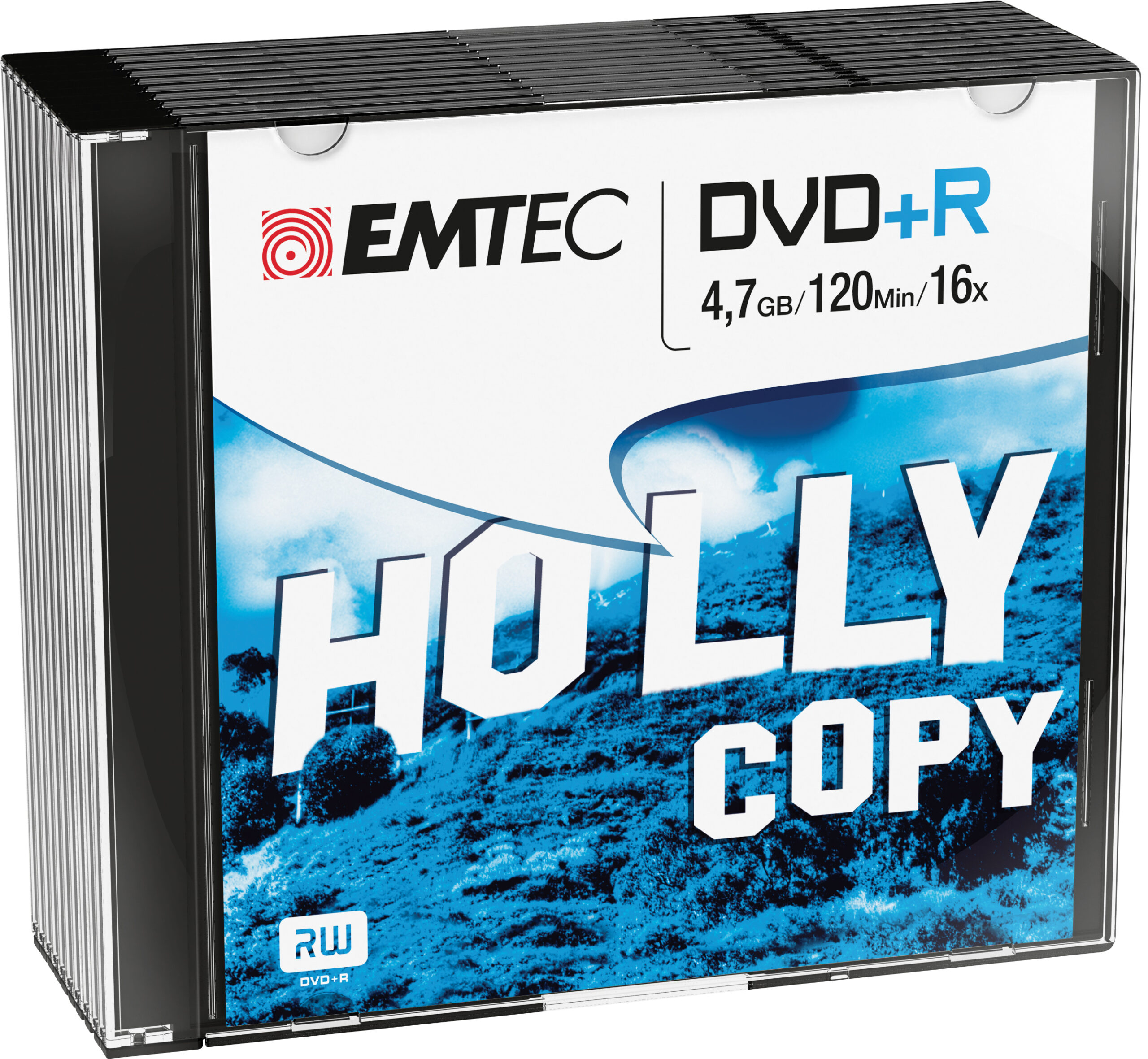 Dvd R Emtec4 7gb 16x Slim Case Kit 10pz Ecovpr471016sl 3126170114747