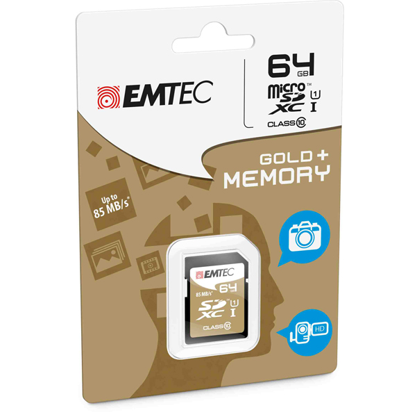 Sdxc Emtec 64gb Class 10 Gold Ecmsd64gxc10gp 3126170142092