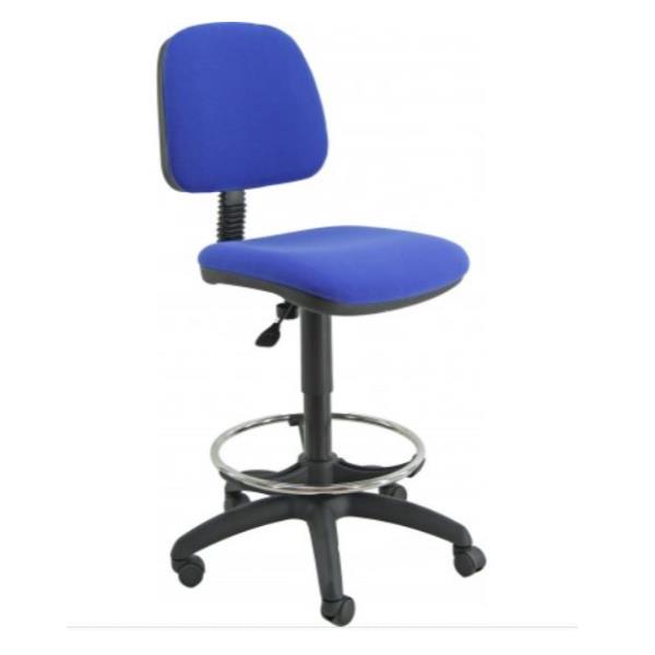 Seduta tecnica in tessuto blu, design ergonomico e comodo, marchio Unisit 8050043745682 | initpc.it