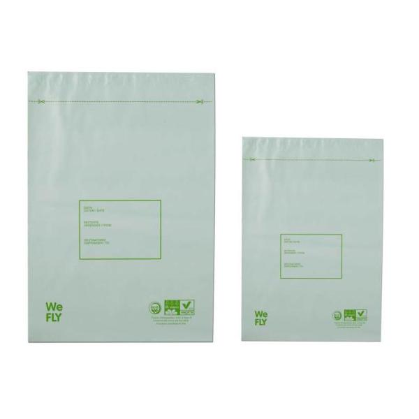Buste Spedizione Wefly, materiale eco sostenibile Bio, dimensioni: 33x43 cm, set di 5 buste da utilizzare per spedizioni, confezione da 25 unità, marchio Willchip. 5140580000009 | initpc.it