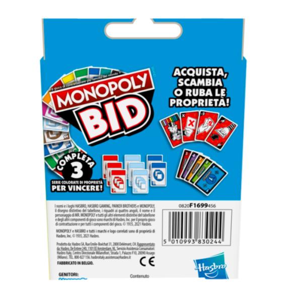 Monopoly Bid Hasbro F1699456 5010993830244
