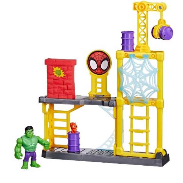 Playset di Spider-Man con Hulk spaccatutto, giocattolo di fantascienza per bambini creato da Hasbro. 5010993942121 | initpc.it