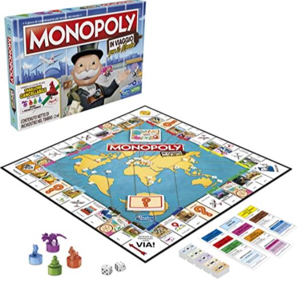 Monopoly in Viaggio per Il Mondo Hasbro F4007103 5010993951383