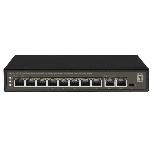 10 Port Fast Ethernet Poe Level One Fgp 1031 4015867228166