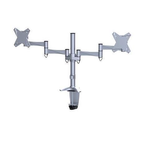 Desk Mount Dual 10 27in Silver Newstar Computer Products Eur Fpma D1330dsilver 8717371443696