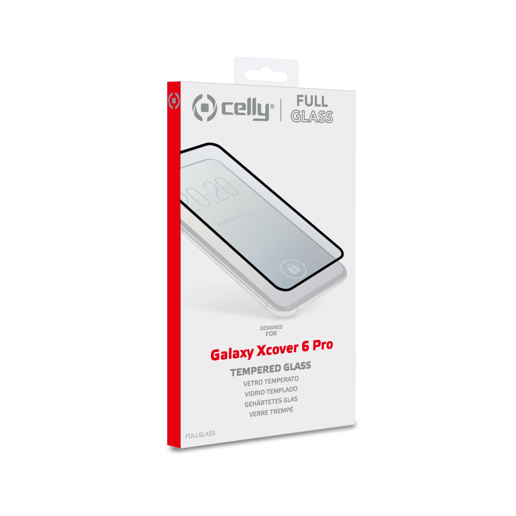 Full Glass Galaxy Xcover 6 Pro Bk Celly Fullglass1031bk 8021735199069