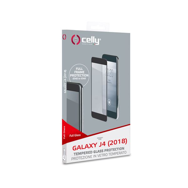 Full Glass Galaxy J4 2018 Black Celly Fullglass757bk 8021735742630