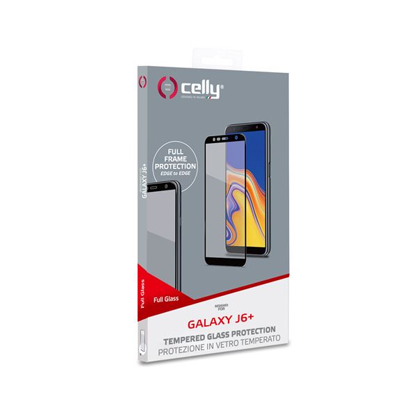 Full Glass Galaxy J6 Black Celly Fullglass789bk 8021735746164