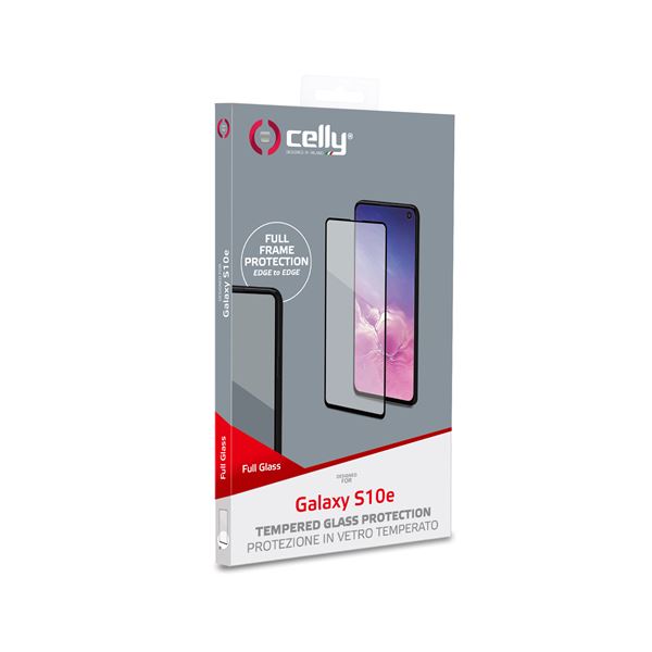 Full Glass Galaxy S10e Black Celly Fullglass892bk 8021735748427