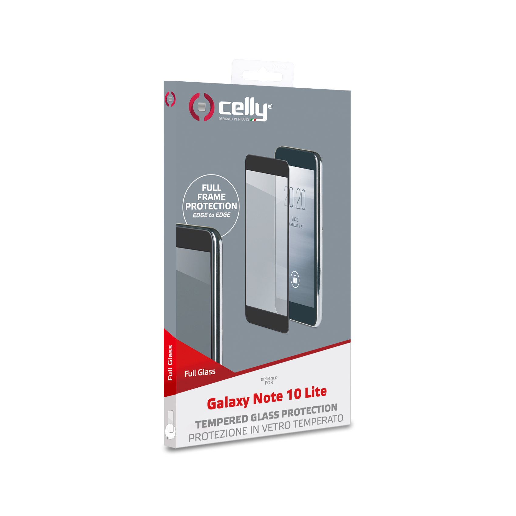 Full Glass Galaxy Note 10 Lite Bk Celly Fullglass894bk 8021735757504