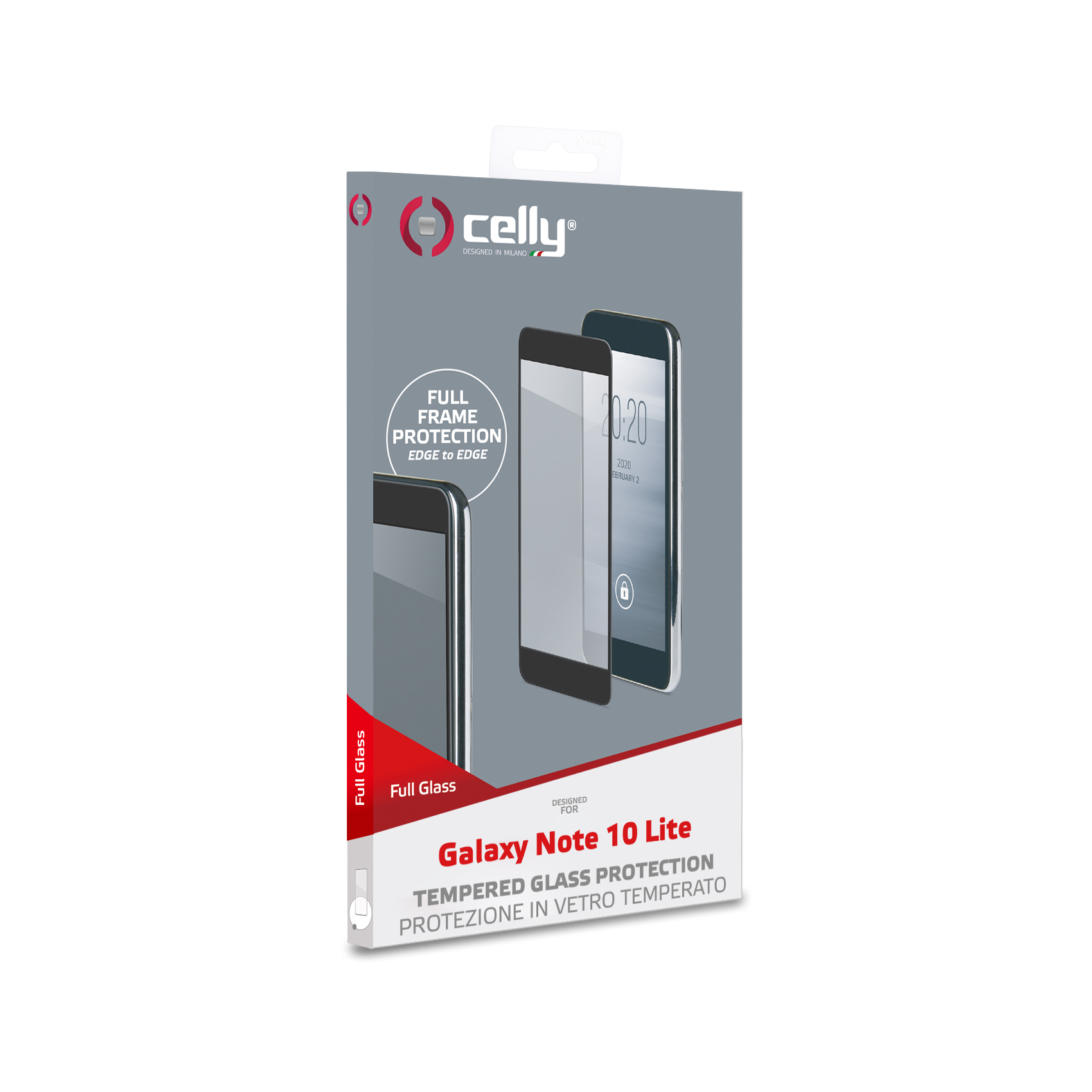 Case in vetro completo per Samsung Galaxy Note 10 Lite, design premium e finitura morbida per proteggere il telefono da graffi e scossoni. 8021735757504 | initpc.it