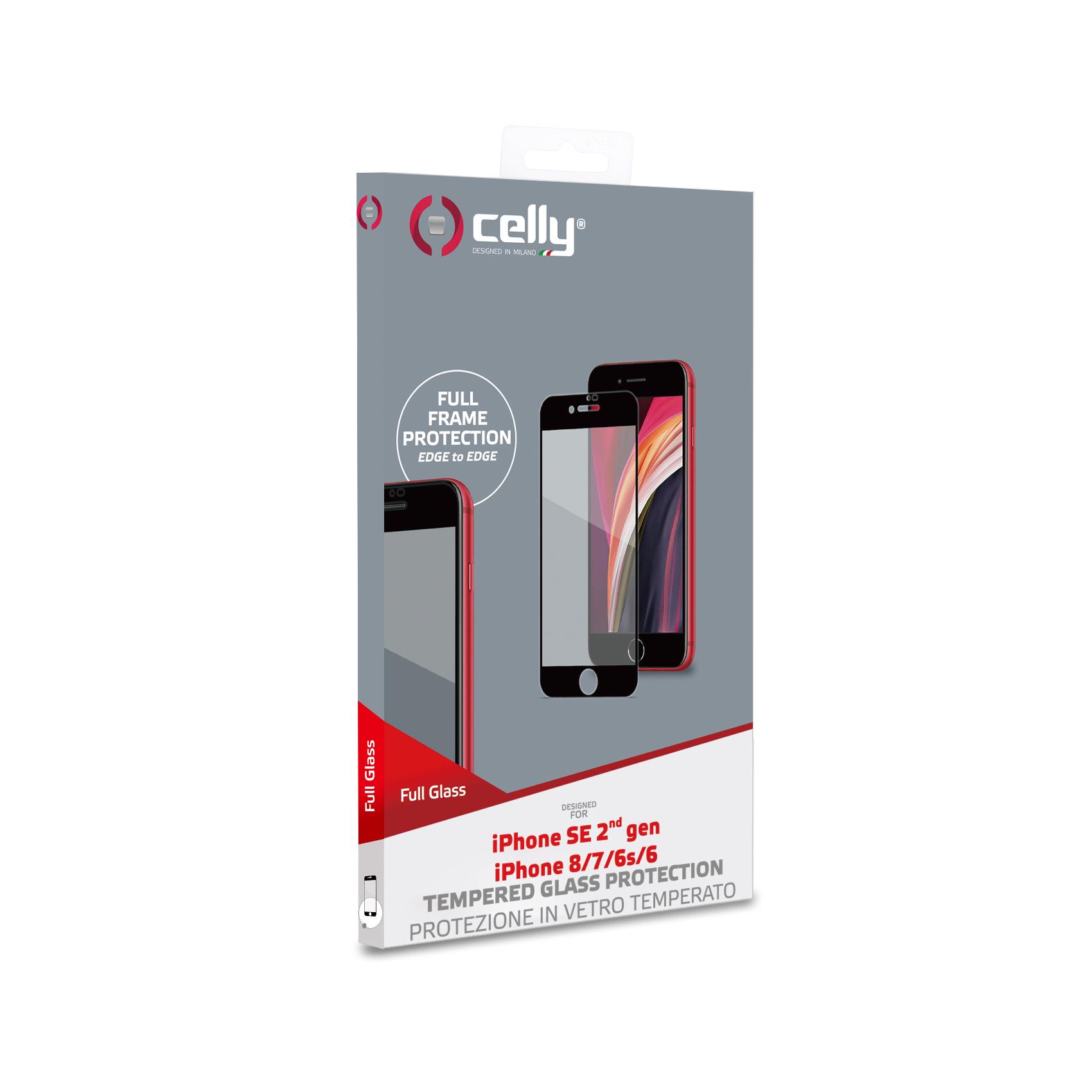 Full Glass Iphone Se 2020 8 7 6s 6 Celly Fullglassipsebk 8021735760139