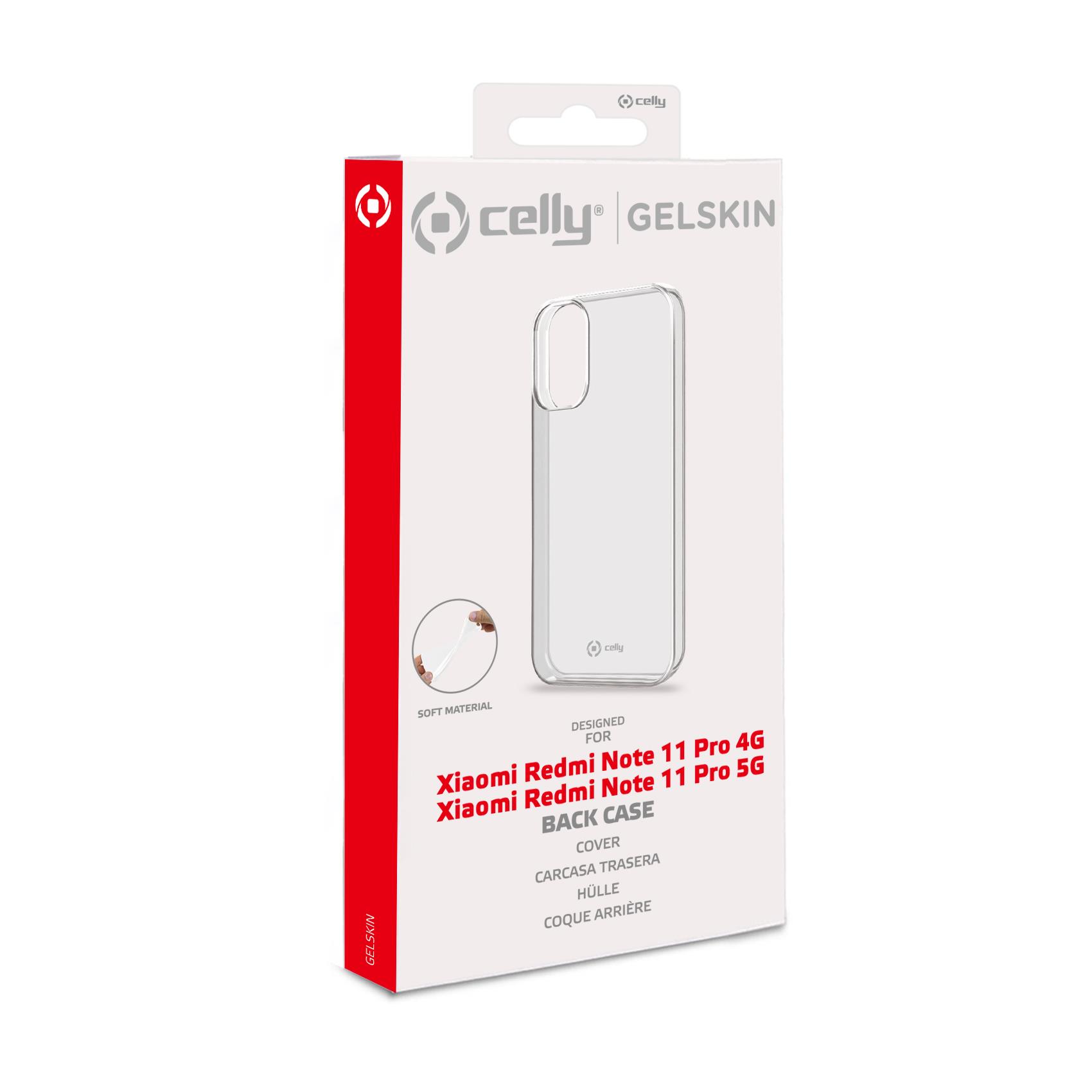 Scudo protettivo in TPU per Xiaomi Redmi Note 11 Pro 4G e 5G, marca Celly 8021735195849 | initpc.it