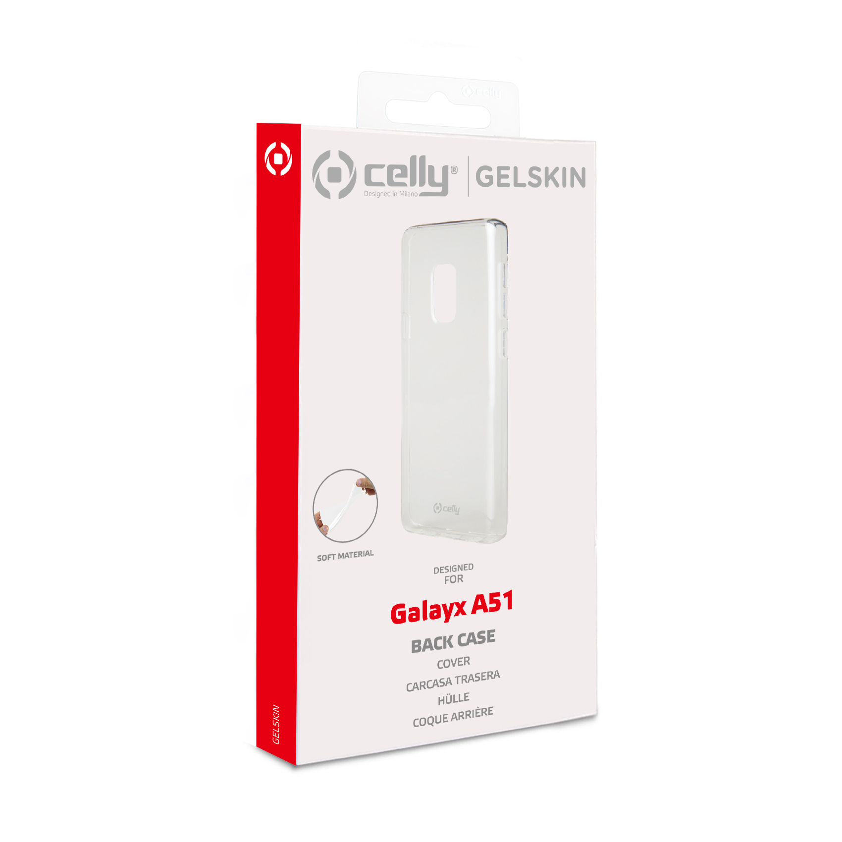 Copertura in TPU per Samsung Galaxy A51, compatibile con la marca Celly, design robusto e leggero per proteggere il tuo dispositivo 8021735755081 | initpc.it