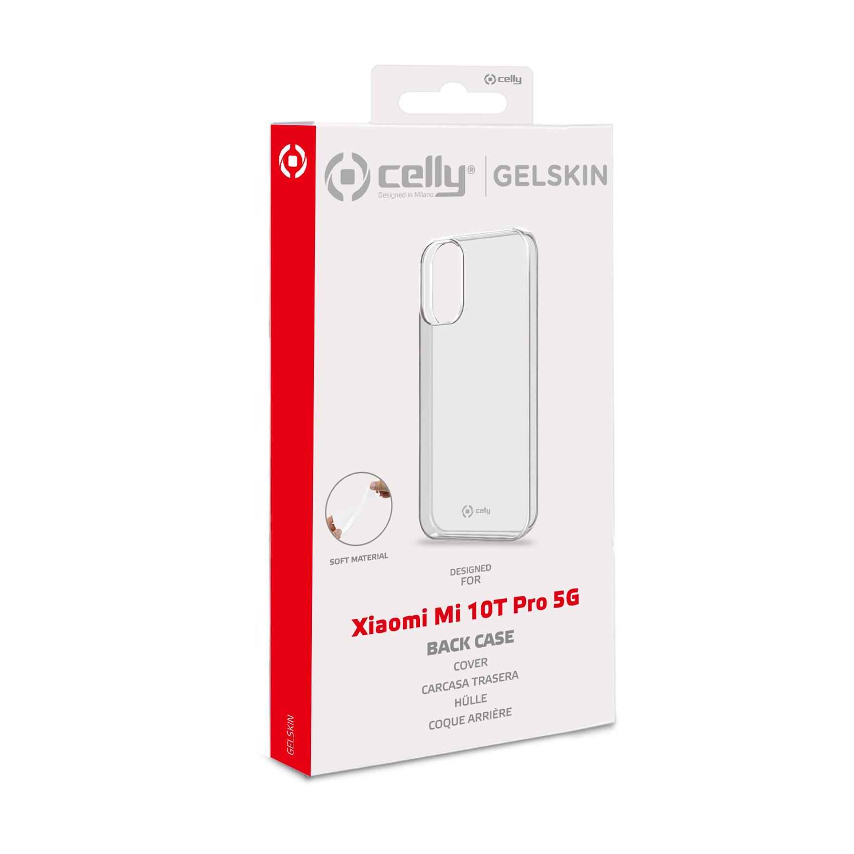 TPU Cover per Mi 10T Pro 5G, copertura di alta qualità e protettiva, marchio Celly. 8021735763512 | initpc.it