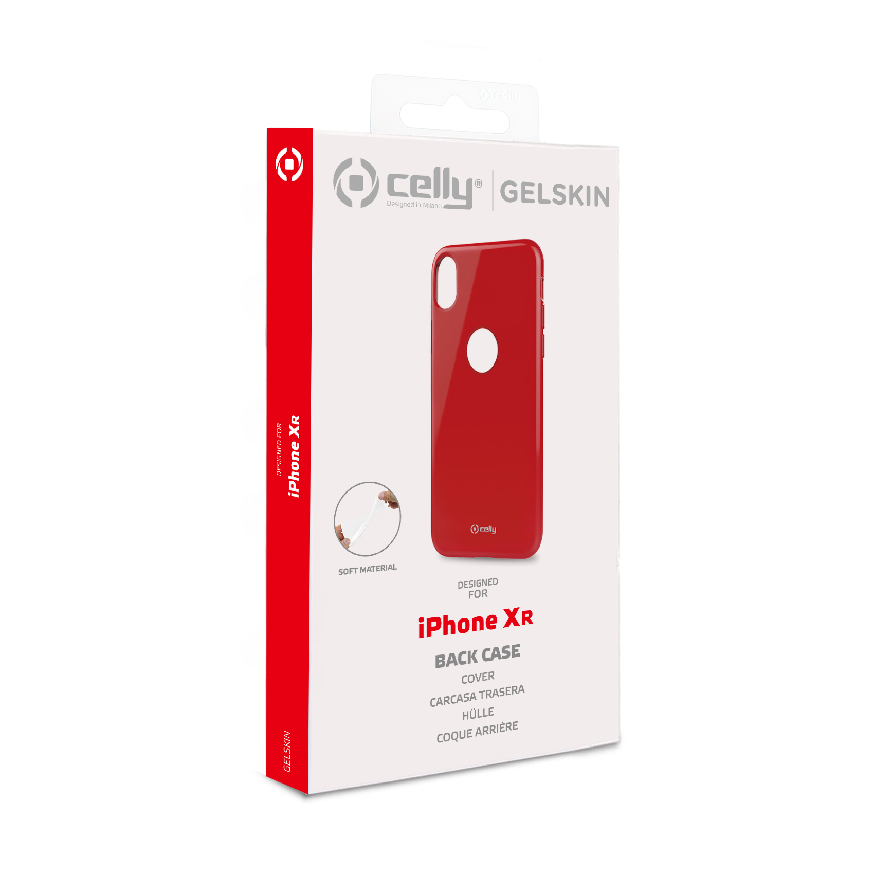 Tpu Cover Iphone Xr Red Celly Gelskin998rd 8021735744078