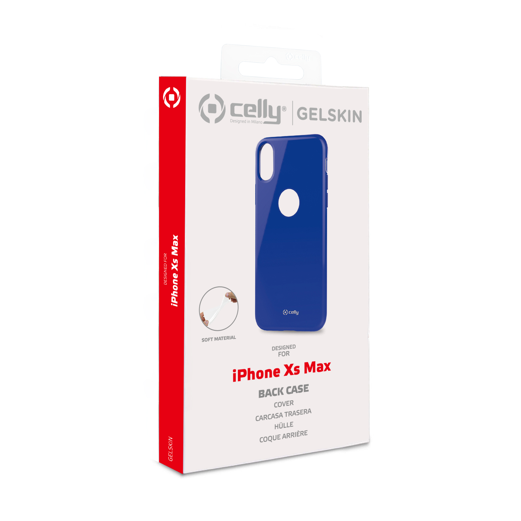 Tpu Cover Iphone Xs Max Blue Celly Gelskin999bl 8021735744177