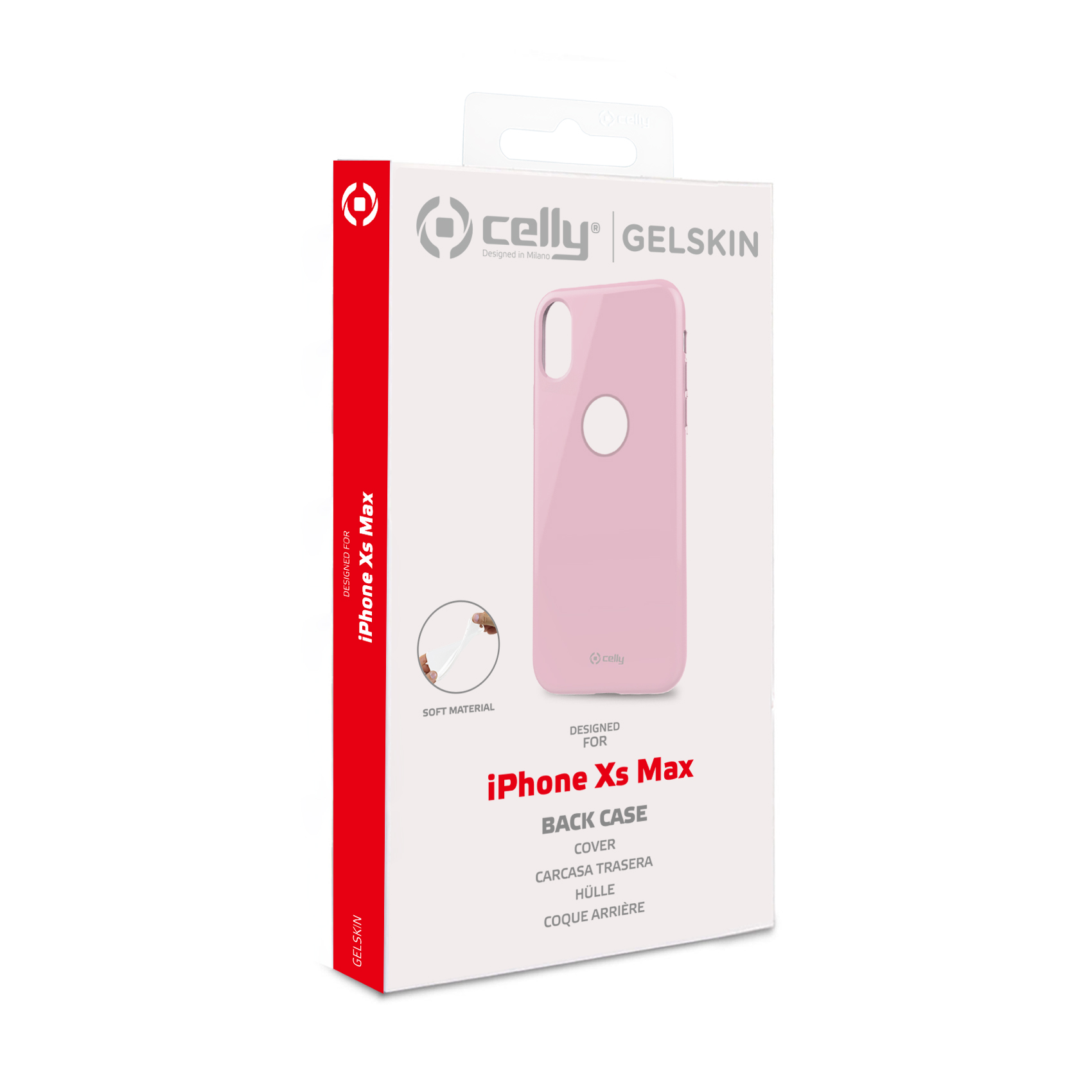 Tpu Cover Iphone Xs Max Pink Celly Gelskin999pk 8021735744184