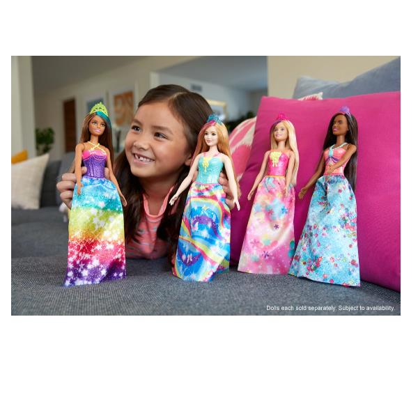 Barbie Dream Princ Ass Mtt Mattel Gjk12 887961813043