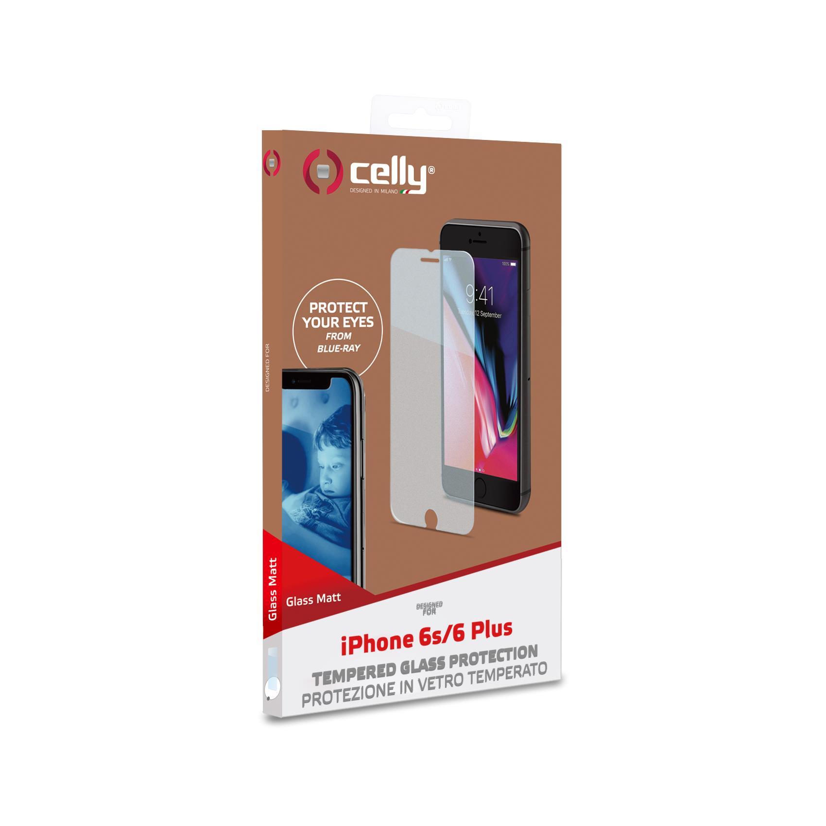 Glass Matt Iphone 6 Plus 6s Plus Celly Glass701m 8021735715610