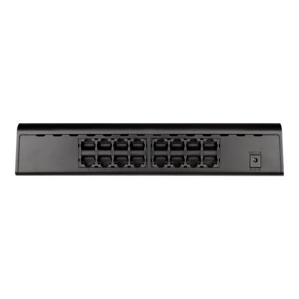 Rete Ethernet Gigabit, switch a 16 porte con tecnologia avanzata di rete da 1Gbps, prodotto della marca D-Link. 0790069396618 | initpc.it