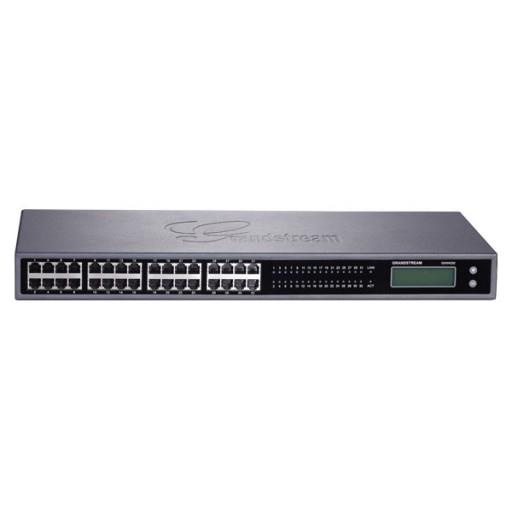 Immagine di un dispositivo di rete con 32 porte analogiche e una serie di LED per il controllo del traffico in uscita. Etichetta prodotto: Gatew Analogico GRANDSTREAM GXW-4232V2 - marca: Grandstream Networks - descrizione prodotto: dispositivo di rete con 32 porte analogiche e supporto per le operazioni di gestione remota. 6947273701163 | initpc.it