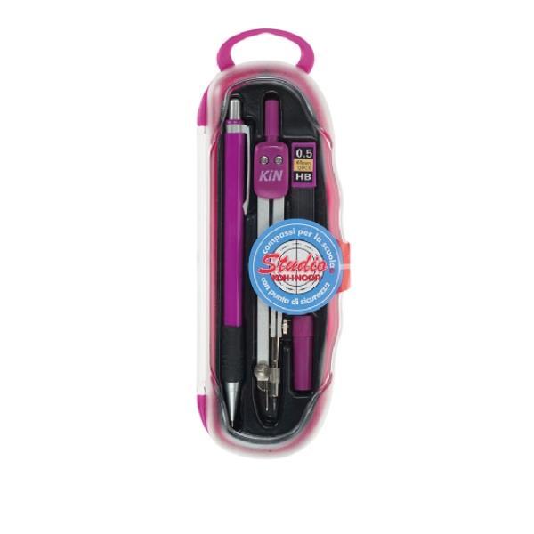 Compasso Studio 4pz con assola da disegno professionale, marchio Koh-I-Noor. 8032173002859 | initpc.it