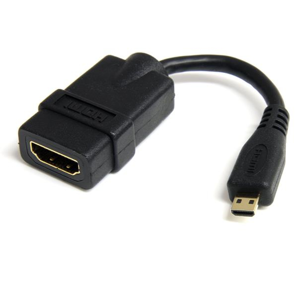 Cavo da connessione per dispositivi con porta Micro HDMI e normale HDMI, lunghezza 12 cm. Adatto per la trasmissione di segnali video ad alta risoluzione. 0065030844710 | initpc.it