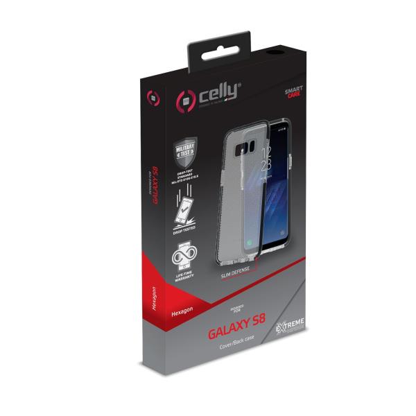 Hexagon Cover Galaxy S8 Black Celly Hexagon690bk 8021735729969