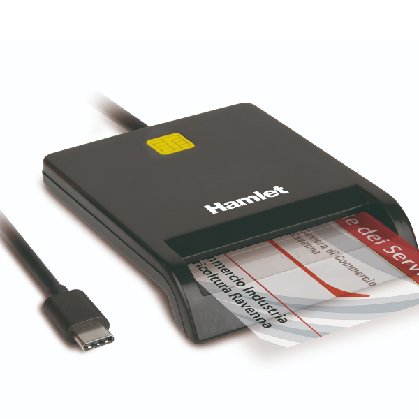 Lettore Smart Card Usb 3 1 C Gen 1 Hamlet Huscr311c 8000130592767