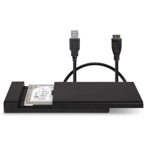 BOX ESTERNO SATA III per HDD e SSD, marchio Hamlet, compatibile con PC e Mac, trasferimento dati rapido, facile da utilizzare. 8000130593245 | initpc.it