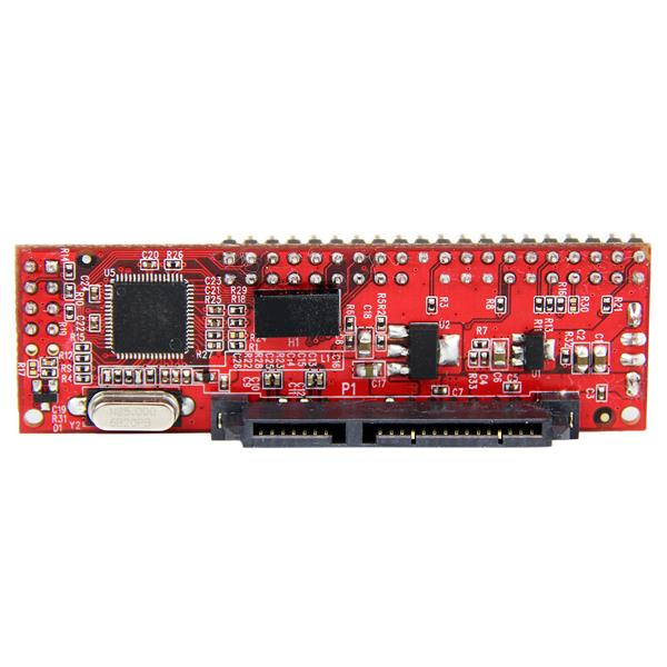 Convertitore da IDE a SATA con 40 pin, compatto e facile da utilizzare per collegare dispositivi IDE ai sistemi che supportano solo connessioni SATA. 0065030852258 | initpc.it