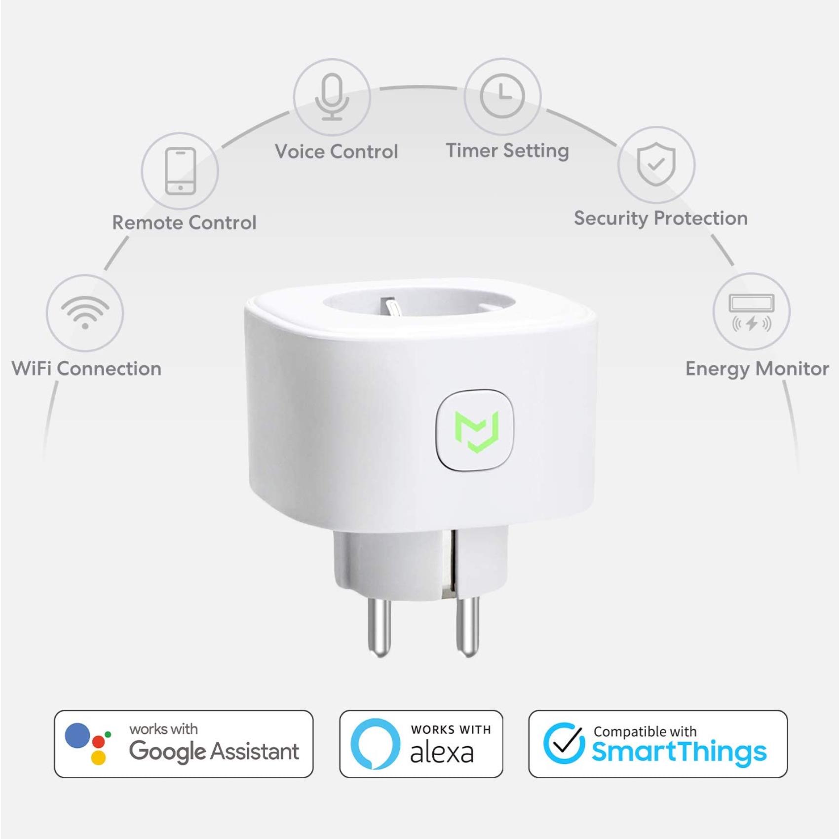 Smart Plug Wifi Check Consumi W App Menross Inm503 632096884242