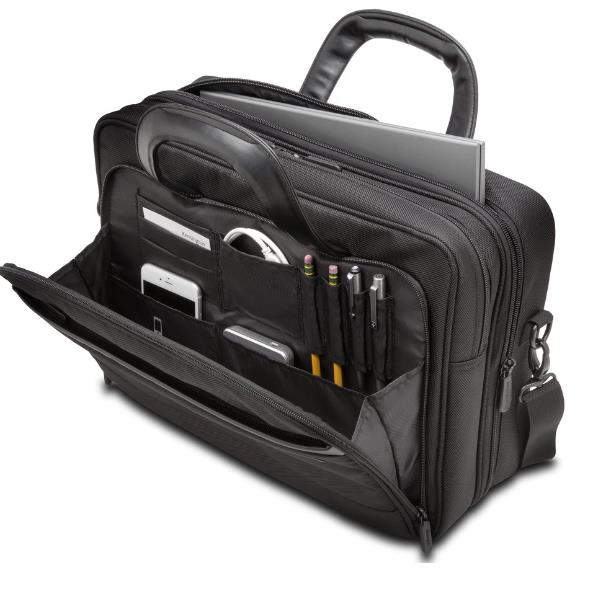 Valigetta per computer Kensington Contour 2.0 Business con protezione fino a 15,6 pollici di schermo, realizzata in materiale robusto e nera. 5028252596893 | initpc.it