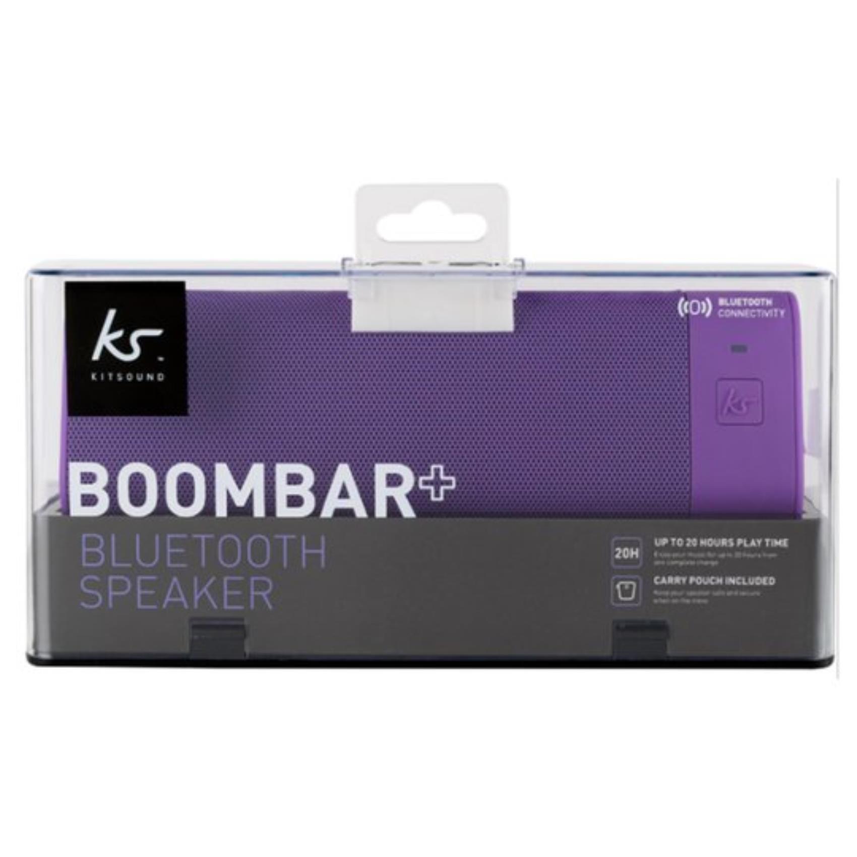 Boombar Wireless Speaker Purple Kitsound Ksbbppu 5030578663517