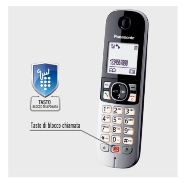 Telefono cellulare senza fili Panasonic KX-TG6852JTB Duo nero, apparecchio cordless con doppia linea per uso domestico. 5025232675654 | initpc.it