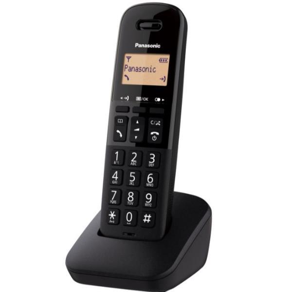 Telefono senza fili cordless KX-TGB610JTB nero di marca Panasonic, design e funzionalità all'avanguardia per una comunicazione flessibile. 5025232910434 | initpc.it