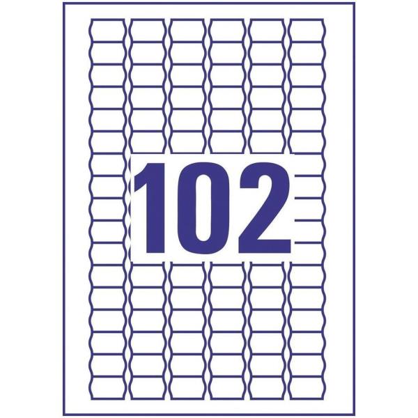 Etichette per prezzo, dimensioni 26x16 cm, marca Avery 4004182634103 | initpc.it