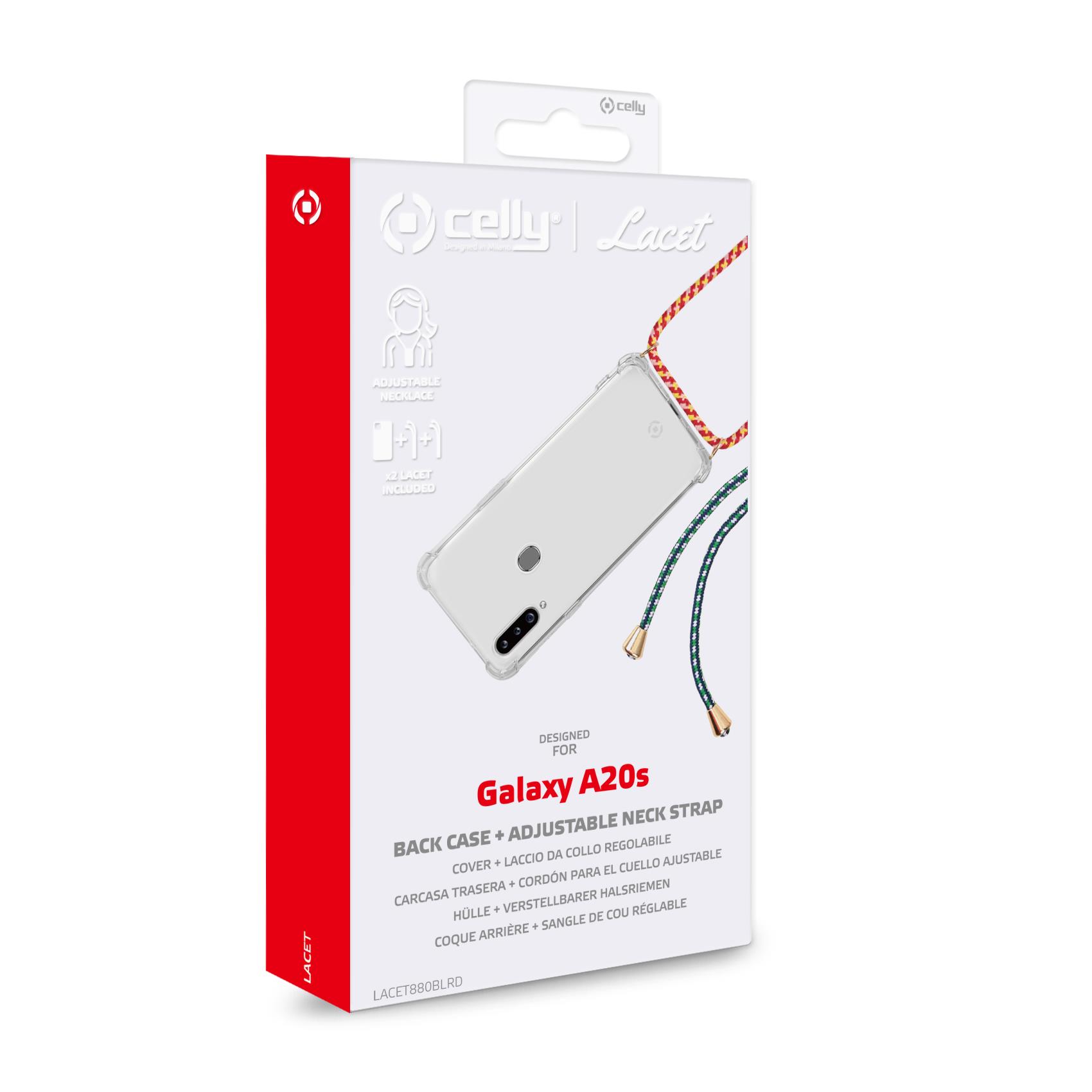 Lacet Case Galaxy A20s Bl Rd Celly Lacet880blrd 8021735761860